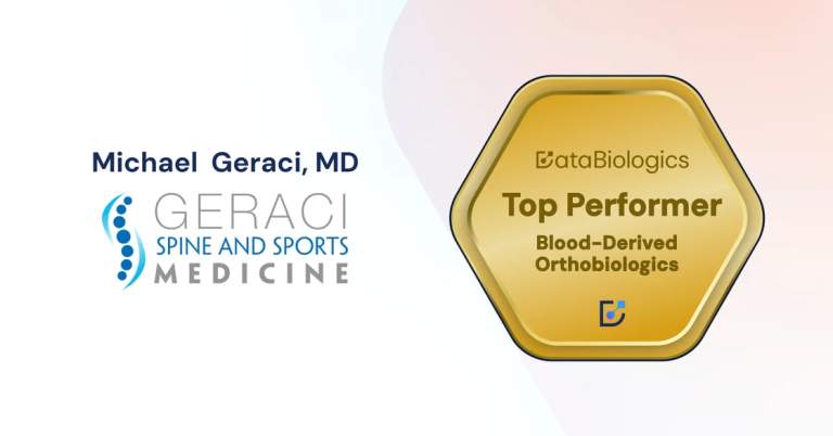 Dr. Geraci Recognized as a DataBiologics Top Performer
